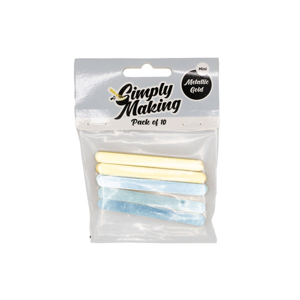 Simply Making Gold Metallic Cakesicle Sticks x 10