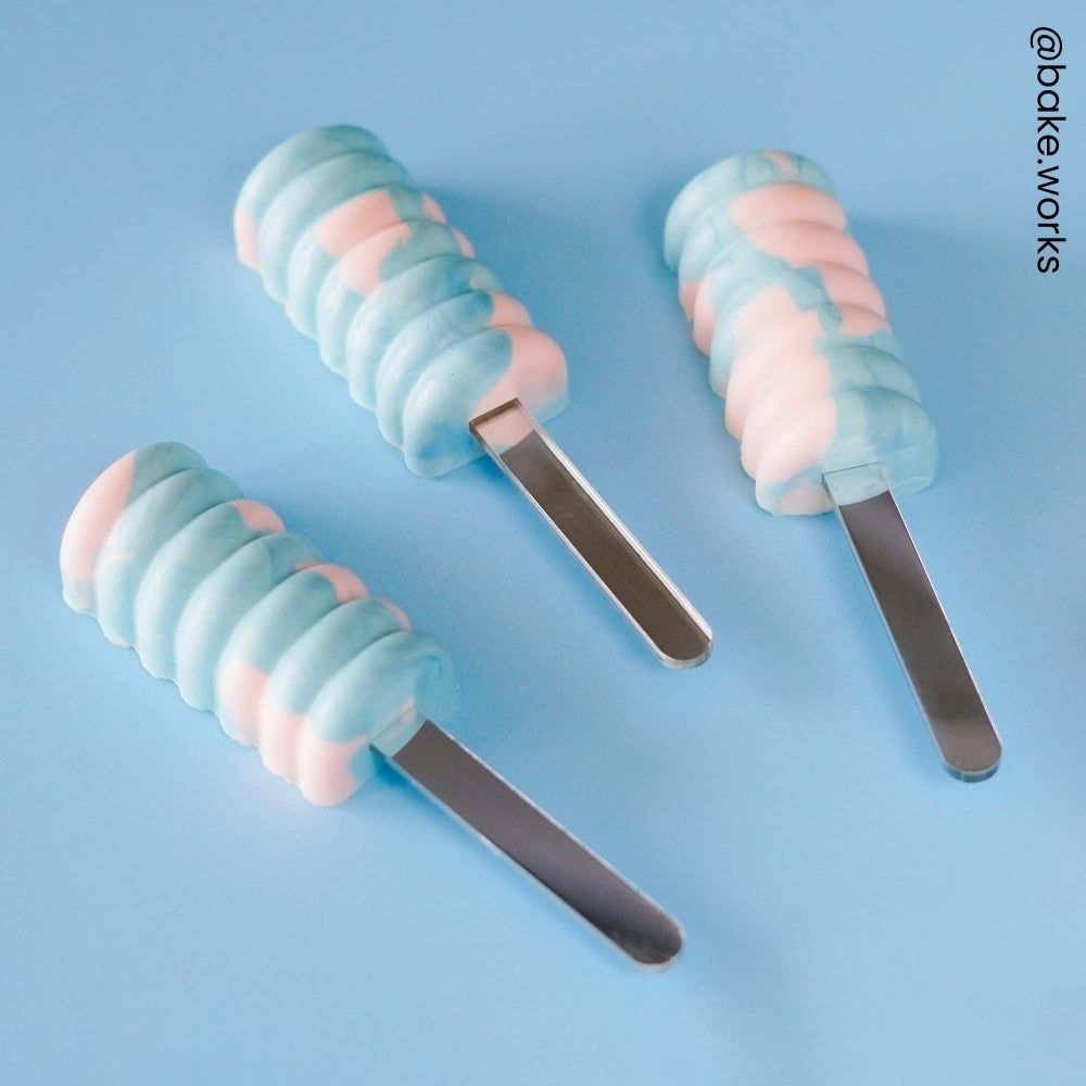 Simply Making Silver Metallic Cakesicle Sticks x 10