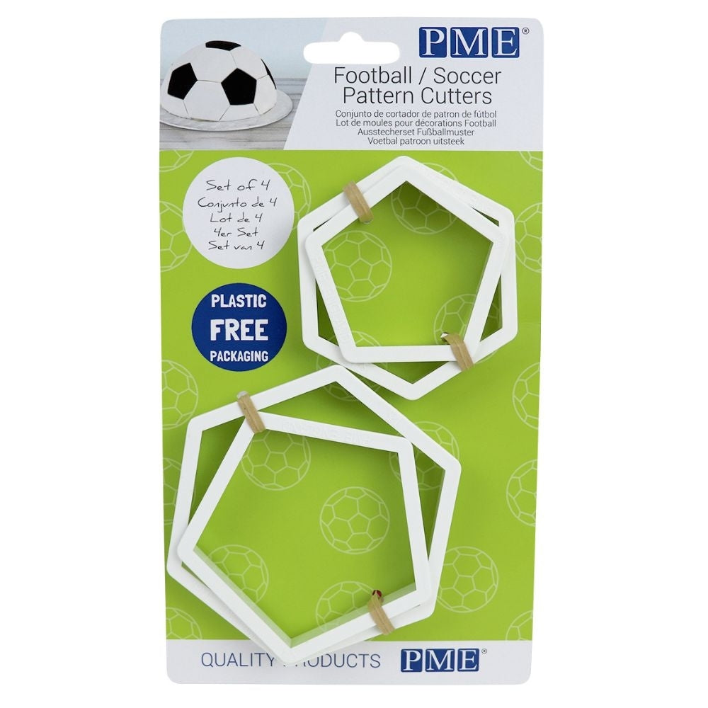 PME Football Pattern Cutters - Set of 4
