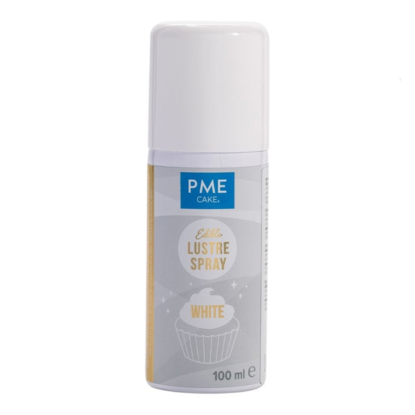 PME White Edible Lustre Spray Icing Colouring 100ml