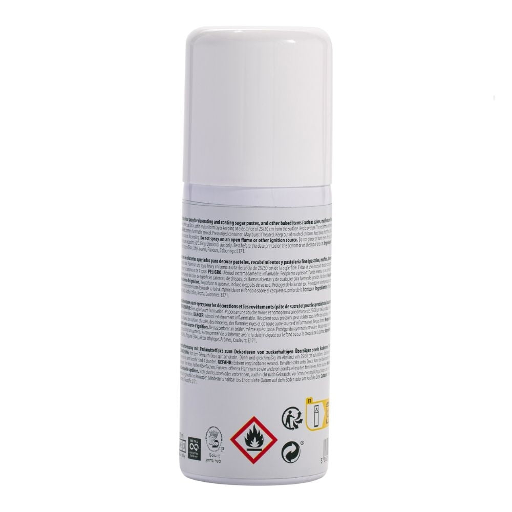 PME White Edible Lustre Spray Icing Colouring 100ml