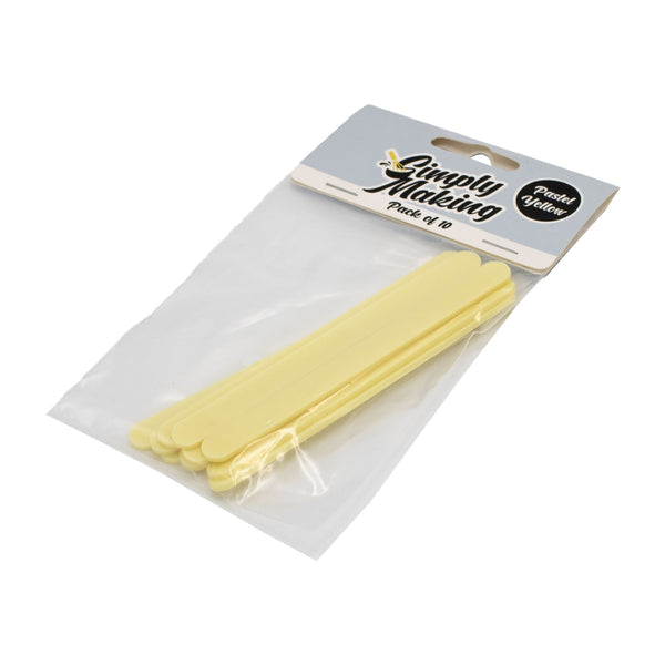 Simply Making Yellow Pastel Cakesicle Sticks x 10