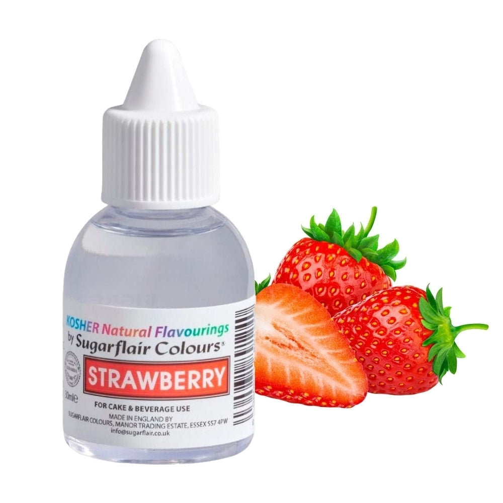 Sugarflair Strawberry - Kosher Concentrated Natural Flavour 30ml