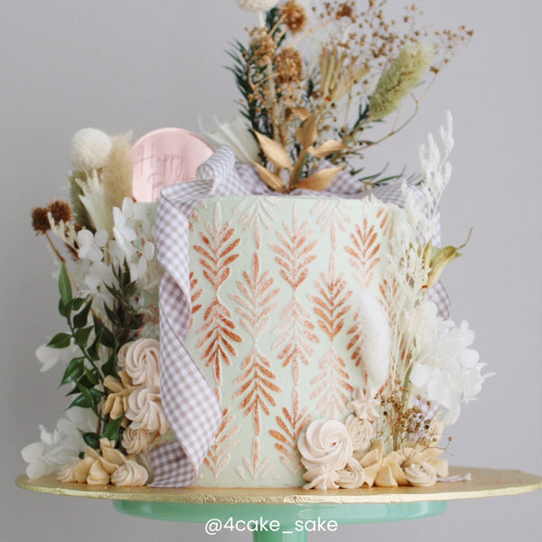 Colour Ribbons Beige Gingham Ribbon (25 Metre Reel)