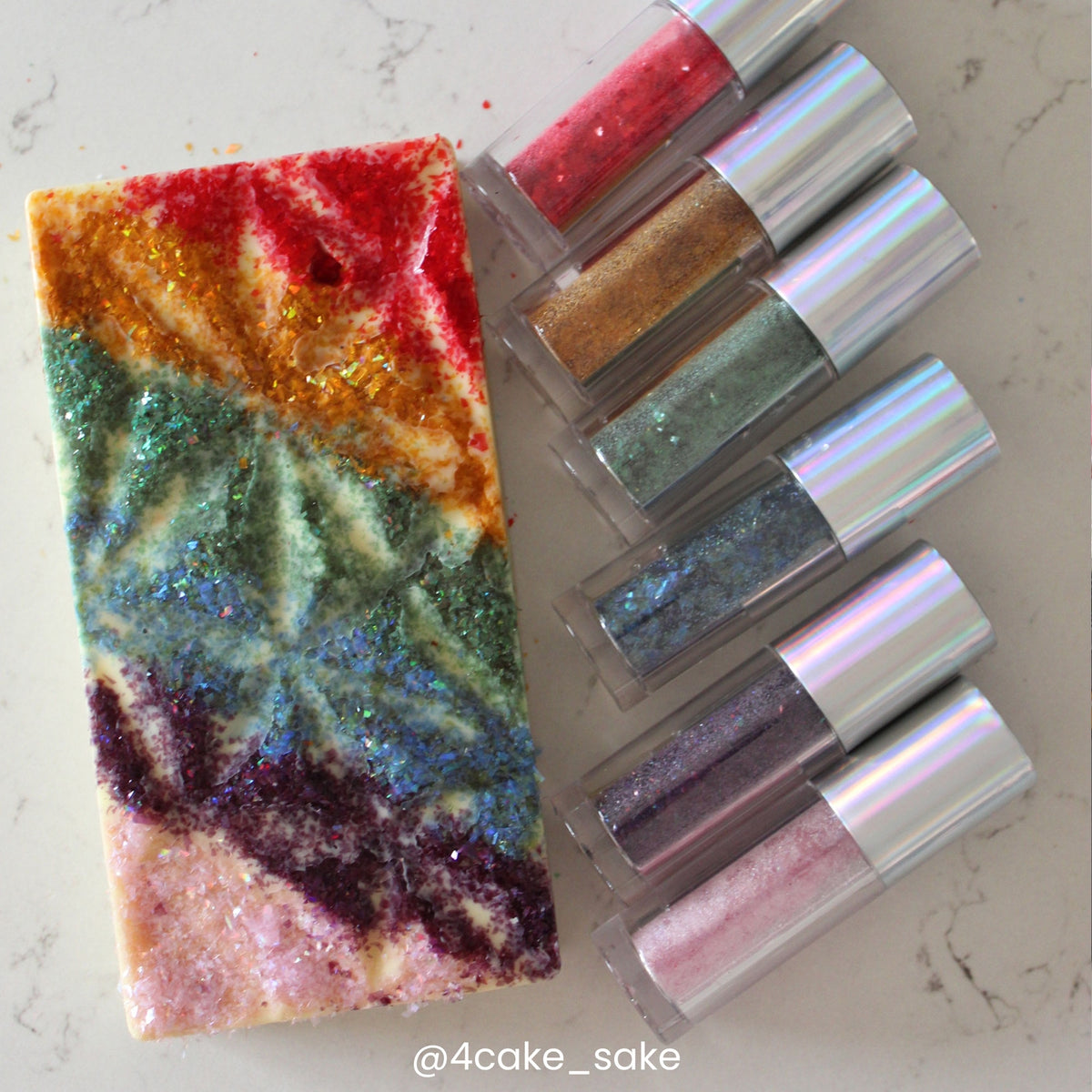 PME Red Ruby - Edible Iridescent Glitter Magic Sparkles