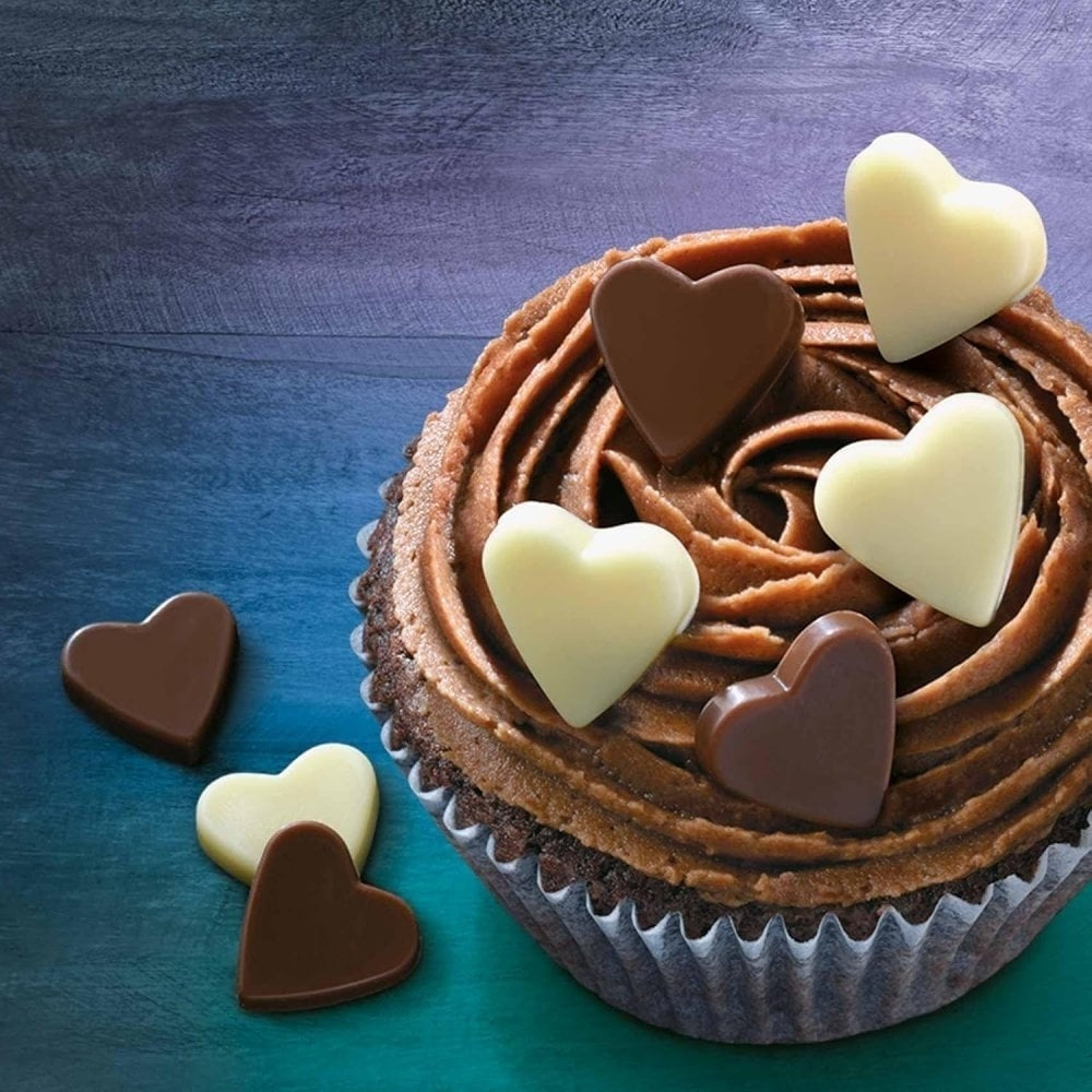 Dr. Oetker Milk & White Chocolate Hearts (60 Hearts) 40g