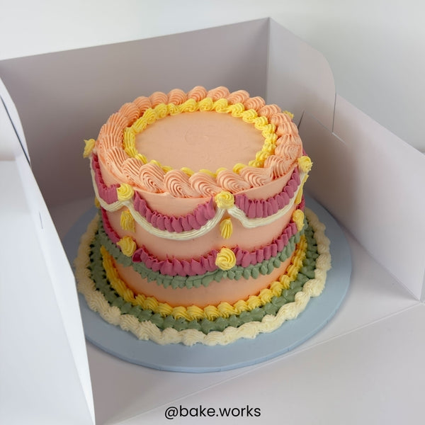 Simply Making White Square Cake Box - 6" Deep