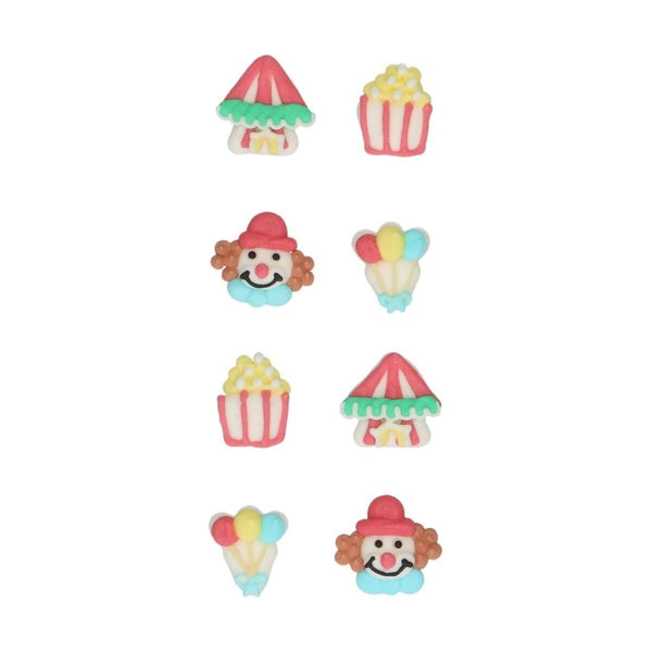 FunCakes Circus Sugar Decorations Set Of 8