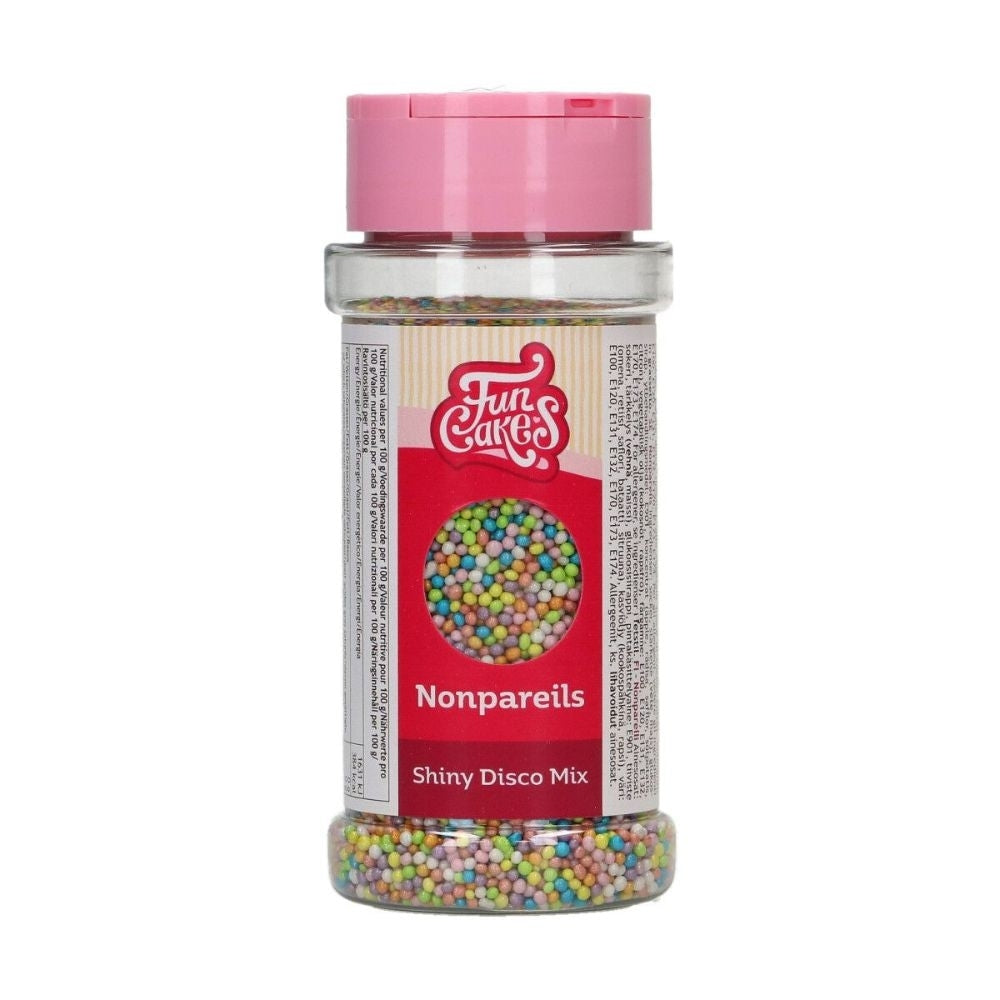 FunCakes Shiny Disco Mix Nonpareil Sprinkles