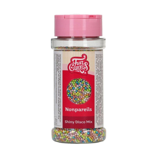 FunCakes Shiny Disco Mix Nonpareil Sprinkles