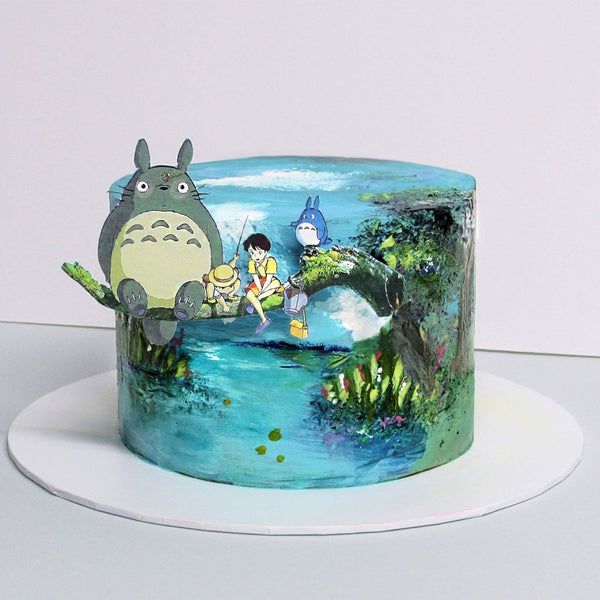 Handpainted Colour Mill Cake