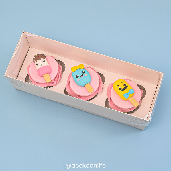 Simply Making Holds 3 Cupcake Box With Full Clear Lid - Pack Of 2