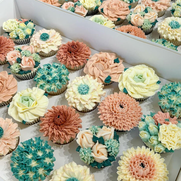 Colour Mill Floral Cupcakes