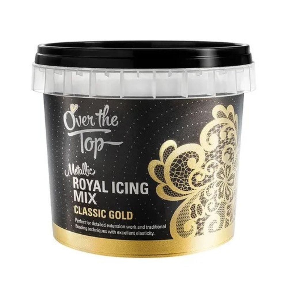 Over The Top Classic Gold Metallic Royal Icing 150g