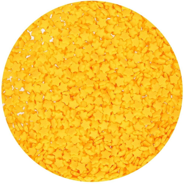 FunCakes Yellow Mini Stars Sprinkles 60g