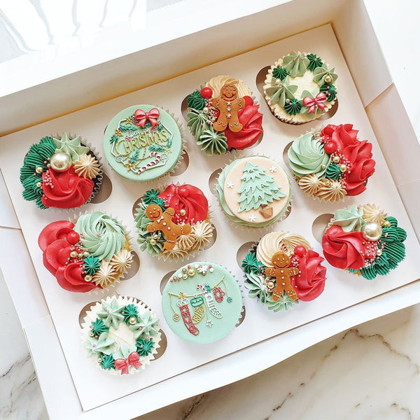 Cosy Christmas Cupcakes
