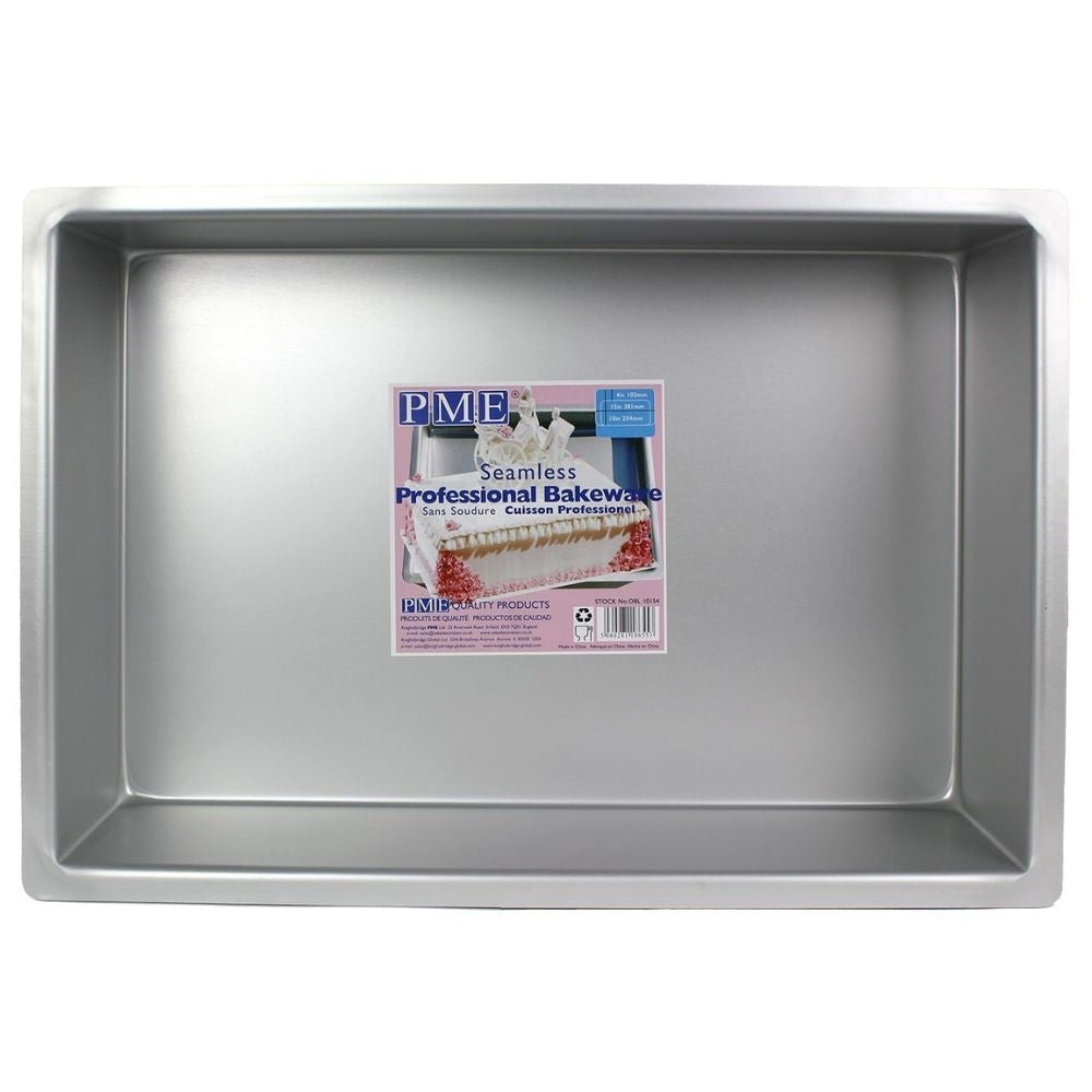 PME 4" Deep Oblong Cake Pan