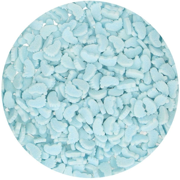 FunCakes Blue Baby Feet Sprinkles 55g