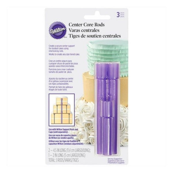 Wilton Plastic Centre Core Rods - Pack of 3