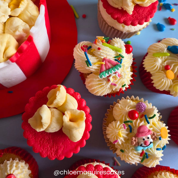 FunCakes Circus Sugar Decorations Set Of 8