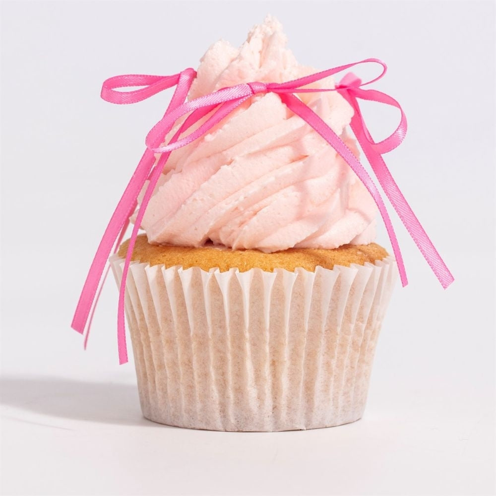 PME Pink Ribbon Bow Topper x 8