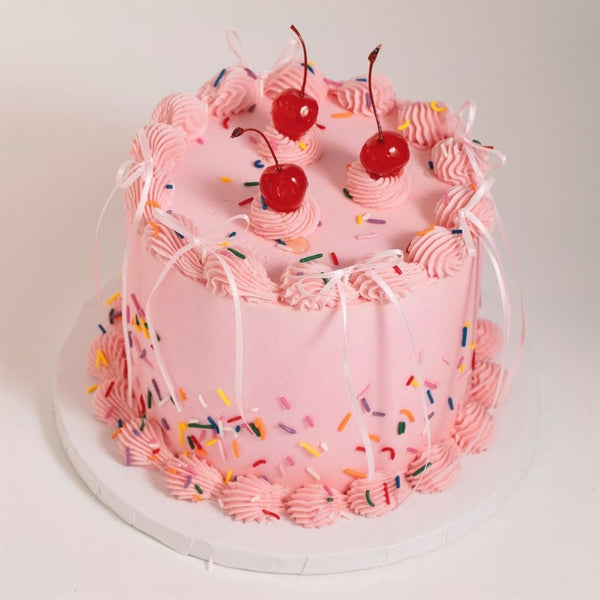PME Light Pink Ribbon Bow Topper x 8