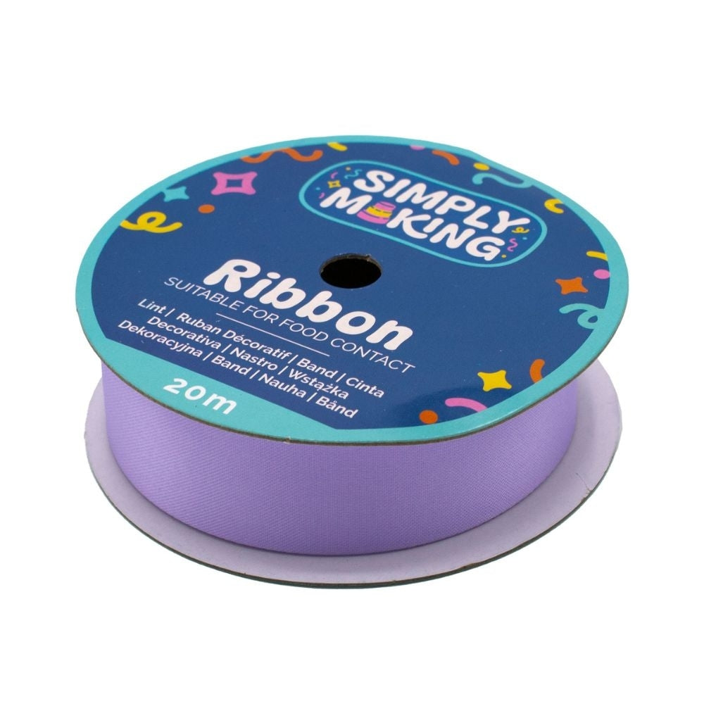 Simply Making Lilac Food-Safe Ribbon x 20 Metres