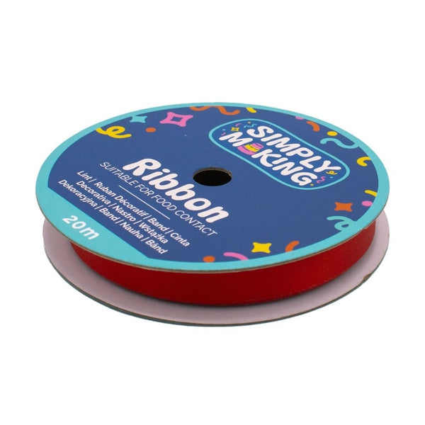 Simply Making Red Food-Safe Ribbon x 20 Metres