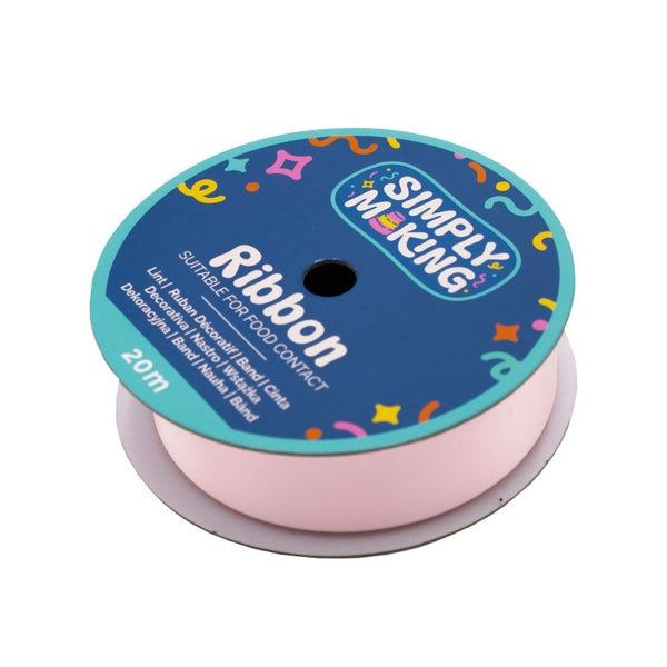 Simply Making Baby Pink Food-Safe Ribbon x 20 Metres