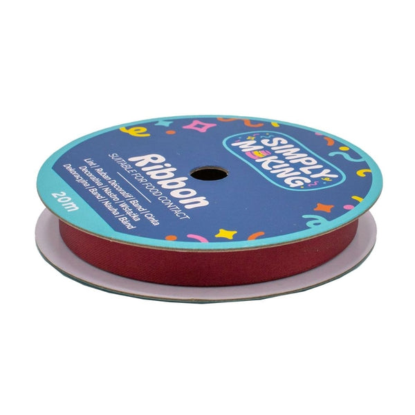 Simply Making Burgundy Food-Safe Ribbon x 20 Metres