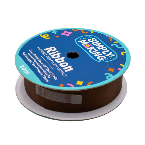 Simply Making Cocoa Brown Food-Safe Ribbon x 20 Metres