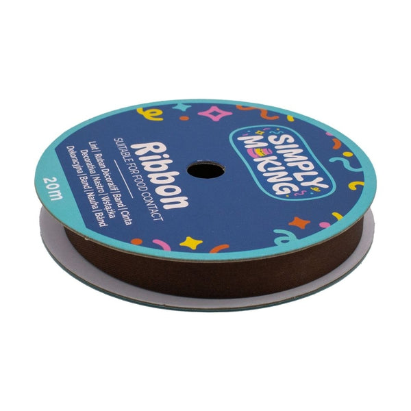 Simply Making Cocoa Brown Food-Safe Ribbon x 20 Metres