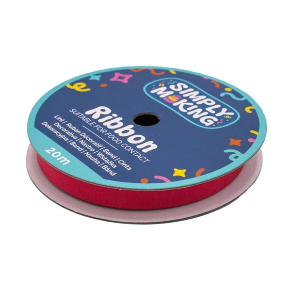 Simply Making Hot Pink Food-Safe Ribbon x 20 Metres