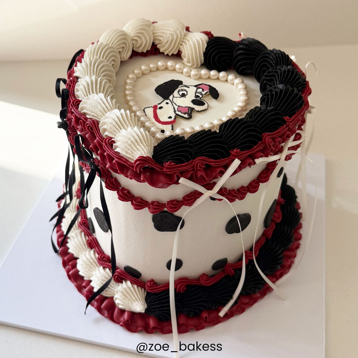 PME Black Ribbon Bow Topper x 8