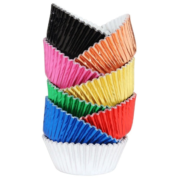 PME Multi Colour Metallic Cupcake Cases x 100