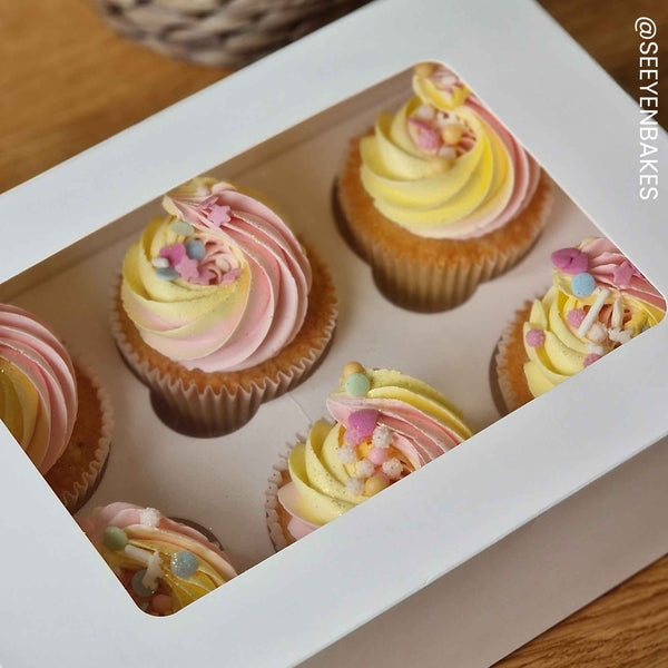 Simply Making 3" Deep White Cupcake Box With Window