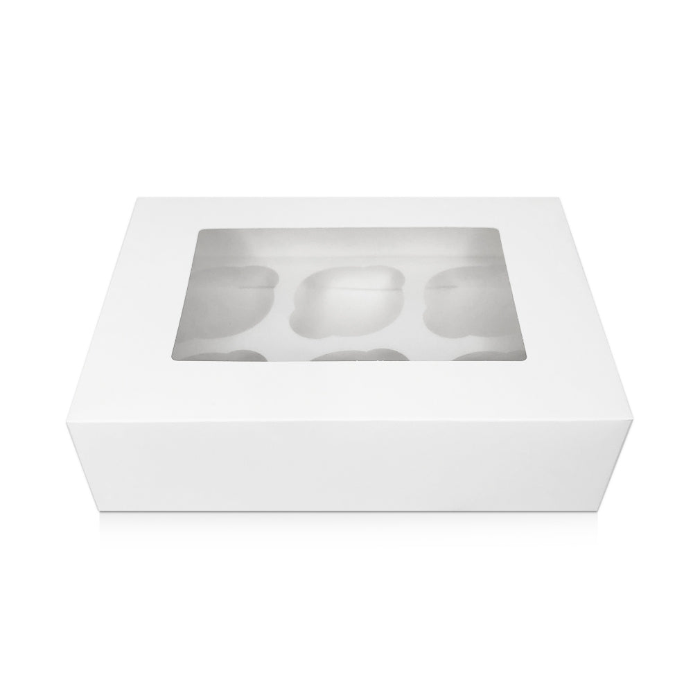 Simply Making 3" Deep White Cupcake Box With Window