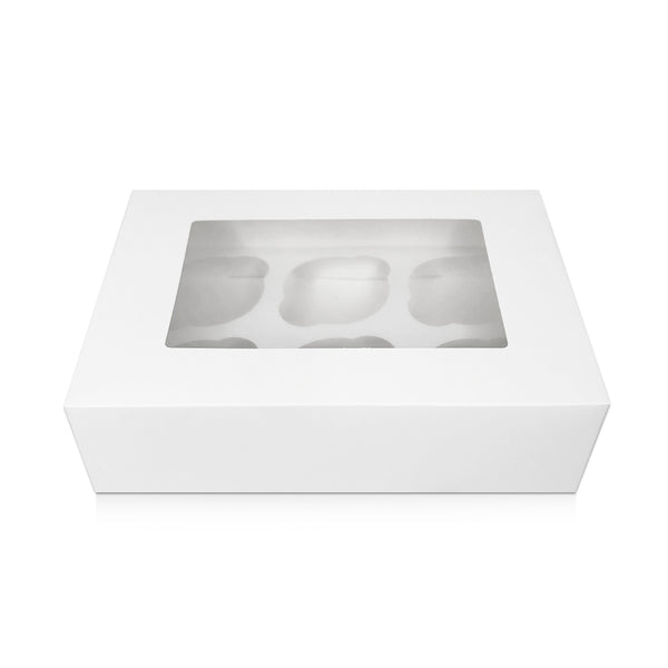 Simply Making 3" Deep White Cupcake Box With Window