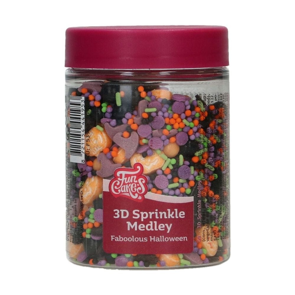 FunCakes Faboolous Halloween 3D Sprinkle Medley 70g