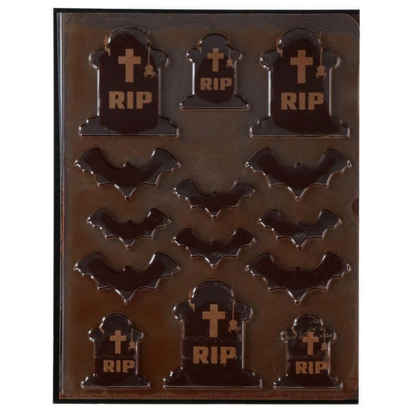 FunCakes Graveyards Chocolate Decorations Set Of 14