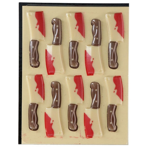 FunCakes Bloody Knives Chocolate Decorations Set Of 10