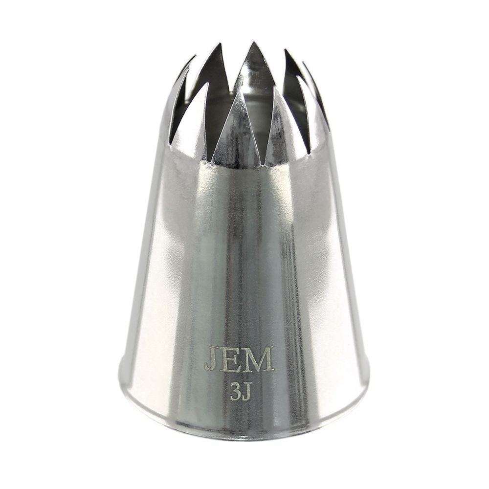 PME No.3J Large Curved Star Piping Tip JEM Nozzle