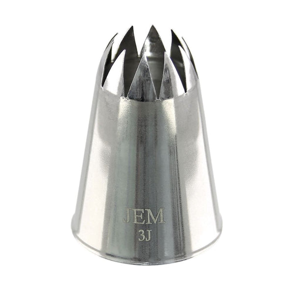 PME No.3J Large Curved Star Piping Tip JEM Nozzle