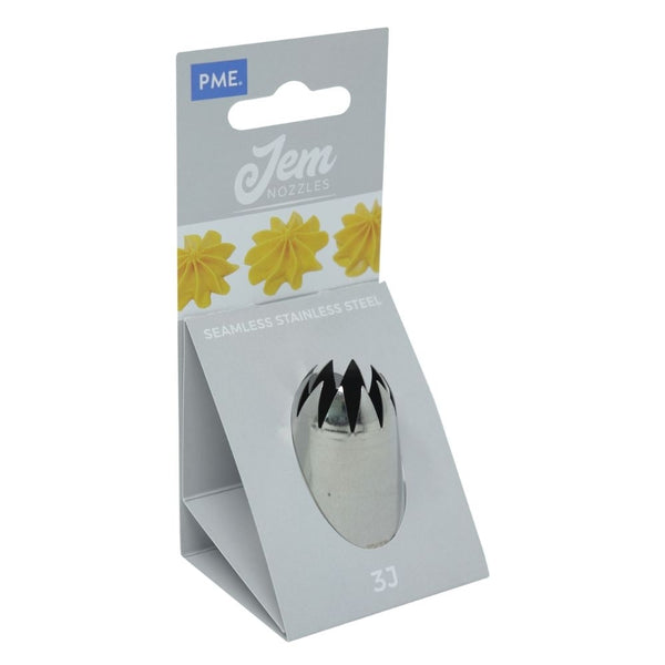 PME No.3J Large Curved Star Piping Tip JEM Nozzle