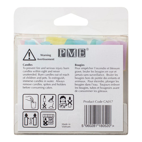 PME Pastel Happy Birthday Cake Candles