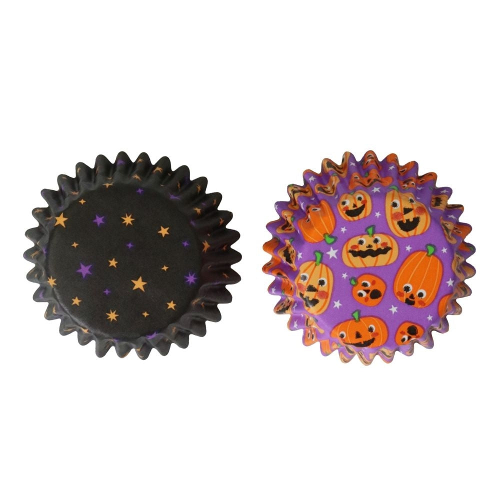 PME Pumpkin Party Mini Halloween Foil-Lined Cupcake Cases x 60