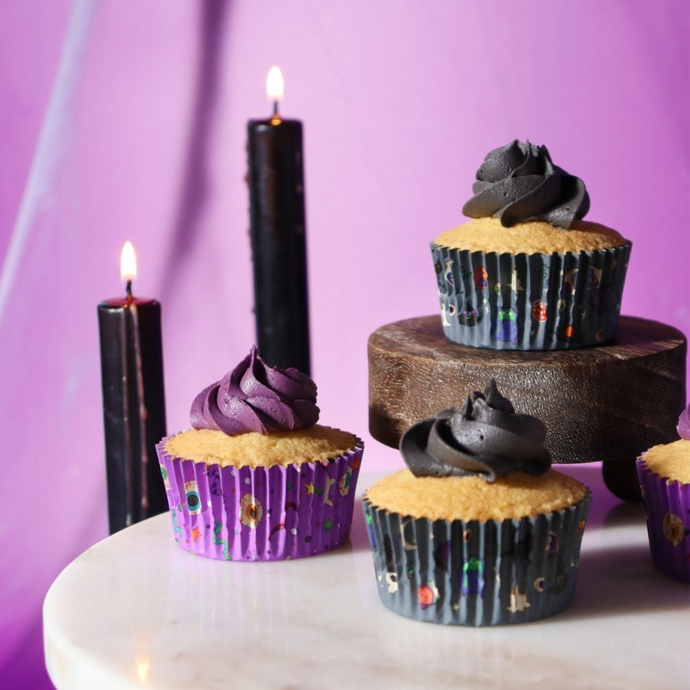 PME Wicked Witch Halloween Foil-Lined Cupcake Cases x 60