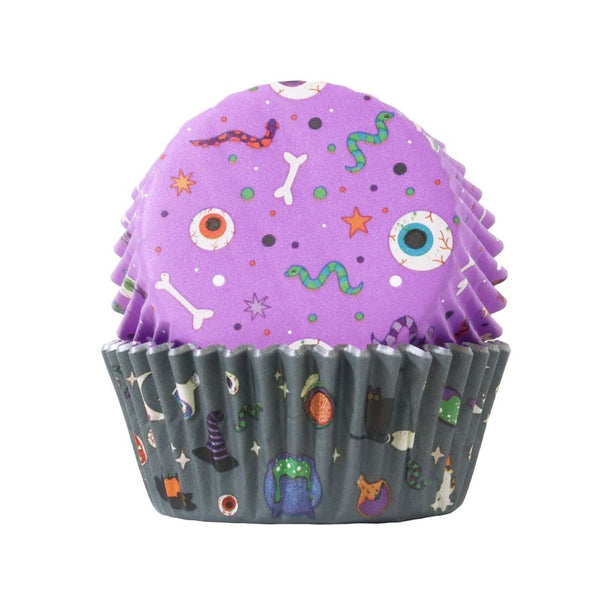 PME Wicked Witch Halloween Foil-Lined Cupcake Cases x 60
