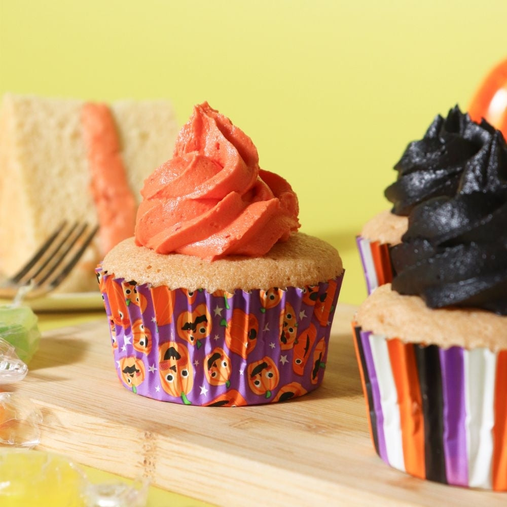 PME Pumpkin Party Halloween Foil-Lined Cupcake Cases x 60