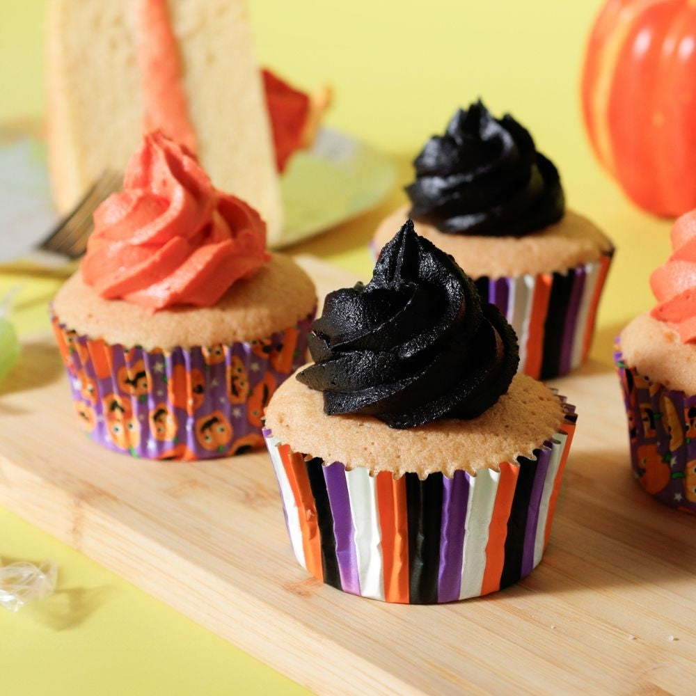 PME Pumpkin Party Halloween Foil-Lined Cupcake Cases x 60